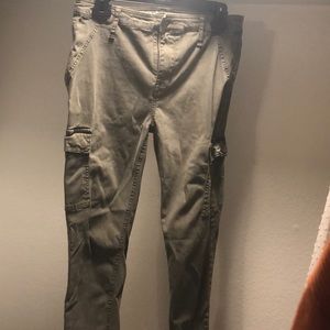 Green cargo pants
